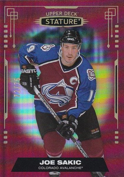 paralel karta JOE SAKIC 21-22 Stature Red /75